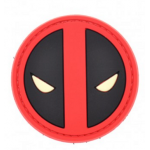 Нашивка PVC/ПВХ с велкро Deadpool